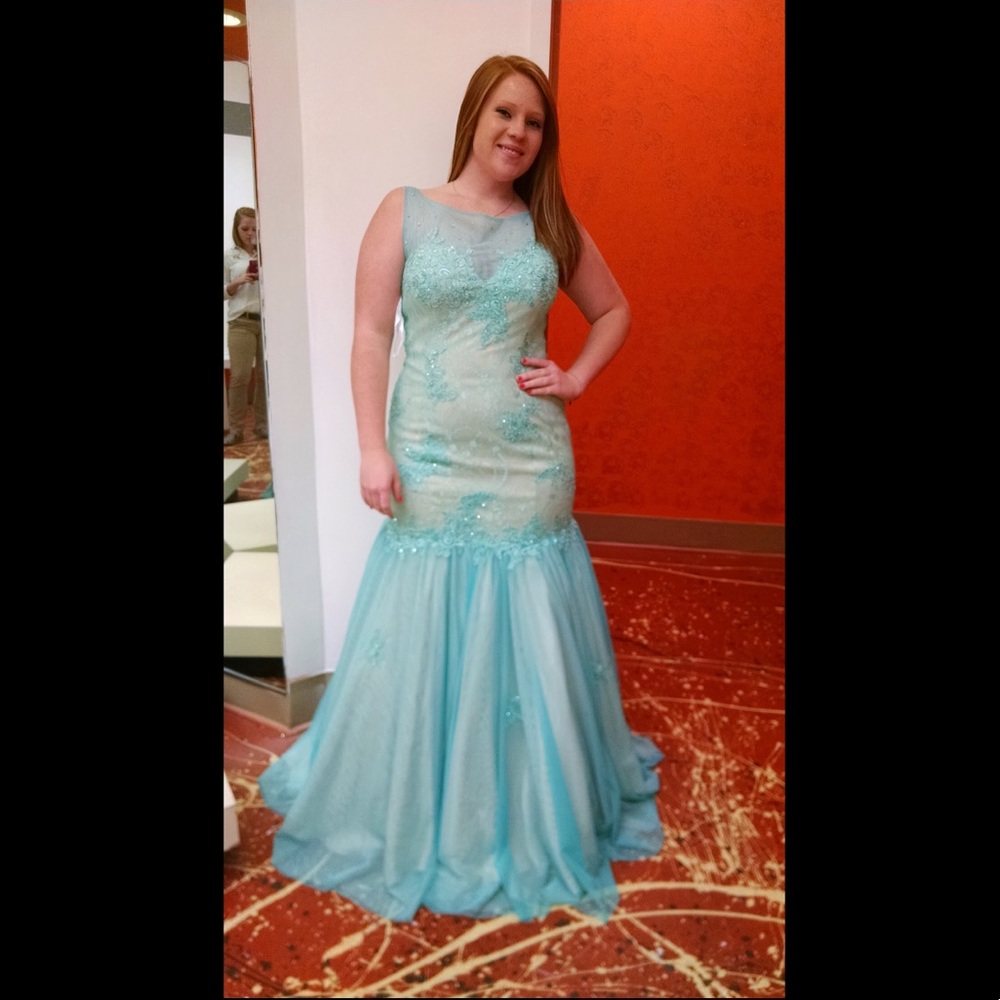 Mermaid prom dress